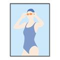 Picture of Swim Competition II  _GroupedProduct_Rectangle_Portrait_Canvas_Framed_