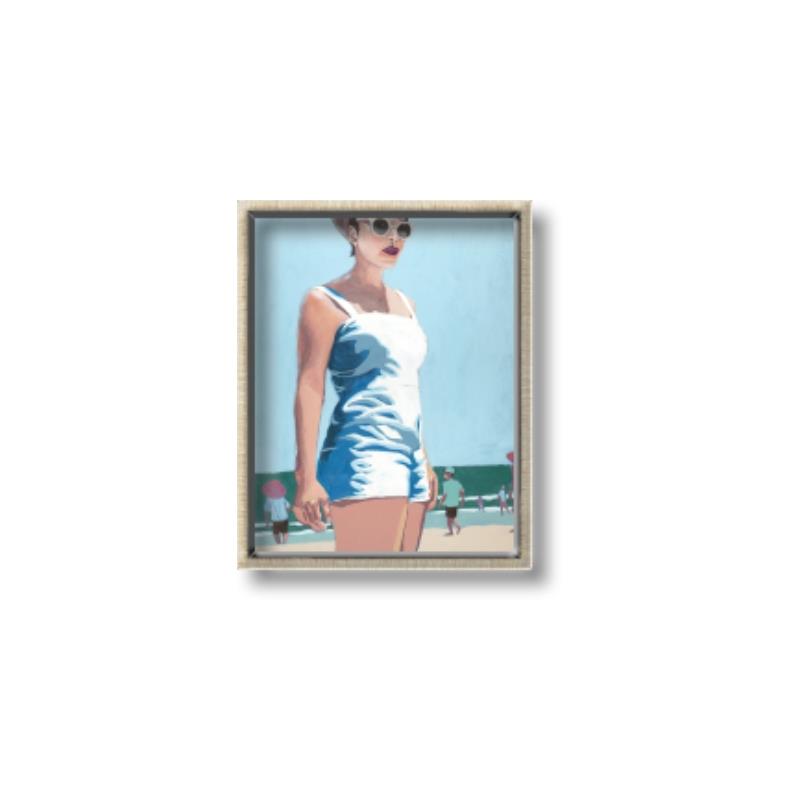 Picture of Beach Walk  _GroupedProduct_Rectangle_Portrait_Canvas_Framed_