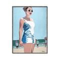 Picture of Beach Walk  _GroupedProduct_Rectangle_Portrait_Canvas_Framed_