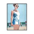 Picture of Beach Walk  _GroupedProduct_Rectangle_Portrait_Canvas_Framed_