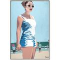 Picture of Beach Walk  _GroupedProduct_Rectangle_Portrait_Canvas_Framed_