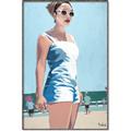 Picture of Beach Walk  _GroupedProduct_Rectangle_Portrait_Canvas_Framed_