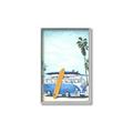 Picture of Surf board _GroupedProduct_Rectangle_Portrait_Canvas_Framed_