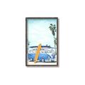 Picture of Surf board _GroupedProduct_Rectangle_Portrait_Canvas_Framed_