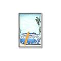 Picture of Surf board _GroupedProduct_Rectangle_Portrait_Canvas_Framed_