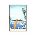 Picture of Surf board _GroupedProduct_Rectangle_Portrait_Canvas_Framed_