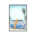 Picture of Surf board _GroupedProduct_Rectangle_Portrait_Canvas_Framed_