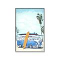 Picture of Surf board _GroupedProduct_Rectangle_Portrait_Canvas_Framed_