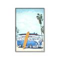 Picture of Surf board _GroupedProduct_Rectangle_Portrait_Canvas_Framed_