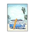 Picture of Surf board _GroupedProduct_Rectangle_Portrait_Canvas_Framed_