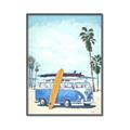 Picture of Surf board _GroupedProduct_Rectangle_Portrait_Canvas_Framed_