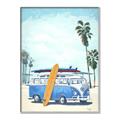 Picture of Surf board _GroupedProduct_Rectangle_Portrait_Canvas_Framed_