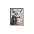 Picture of Harry the Highland _GroupedProduct_Rectangle_Portrait_Canvas_Framed_
