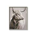 Picture of Harry the Highland _GroupedProduct_Rectangle_Portrait_Canvas_Framed_