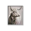 Picture of Harry the Highland _GroupedProduct_Rectangle_Portrait_Canvas_Framed_