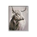 Picture of Harry the Highland _GroupedProduct_Rectangle_Portrait_Canvas_Framed_