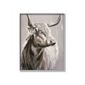 Picture of Harry the Highland _GroupedProduct_Rectangle_Portrait_Canvas_Framed_