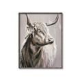 Picture of Harry the Highland _GroupedProduct_Rectangle_Portrait_Canvas_Framed_