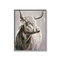 Picture of Harry the Highland _GroupedProduct_Rectangle_Portrait_Canvas_Framed_