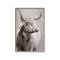 Picture of Harry the Highland _GroupedProduct_Rectangle_Portrait_Canvas_Framed_
