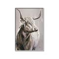 Picture of Harry the Highland _GroupedProduct_Rectangle_Portrait_Canvas_Framed_