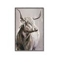 Picture of Harry the Highland _GroupedProduct_Rectangle_Portrait_Canvas_Framed_