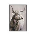Picture of Harry the Highland _GroupedProduct_Rectangle_Portrait_Canvas_Framed_