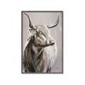 Picture of Harry the Highland _GroupedProduct_Rectangle_Portrait_Canvas_Framed_