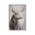 Picture of Harry the Highland _GroupedProduct_Rectangle_Portrait_Canvas_Framed_