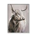 Picture of Harry the Highland _GroupedProduct_Rectangle_Portrait_Canvas_Framed_