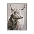Picture of Harry the Highland _GroupedProduct_Rectangle_Portrait_Canvas_Framed_
