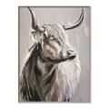 Picture of Harry the Highland _GroupedProduct_Rectangle_Portrait_Canvas_Framed_