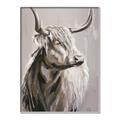 Picture of Harry the Highland _GroupedProduct_Rectangle_Portrait_Canvas_Framed_