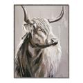Picture of Harry the Highland _GroupedProduct_Rectangle_Portrait_Canvas_Framed_