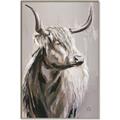 Picture of Harry the Highland _GroupedProduct_Rectangle_Portrait_Canvas_Framed_
