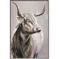 Picture of Harry the Highland _GroupedProduct_Rectangle_Portrait_Canvas_Framed_