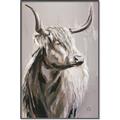 Picture of Harry the Highland _GroupedProduct_Rectangle_Portrait_Canvas_Framed_