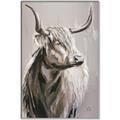 Picture of Harry the Highland _GroupedProduct_Rectangle_Portrait_Canvas_Framed_