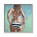 Picture of Beach Bum  _GroupedProduct_Square_Canvas_Framed_