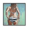 Picture of Beach Bum  _GroupedProduct_Square_Canvas_Framed_