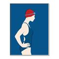 Picture of Swim Competition III  _GroupedProduct_Rectangle_Portrait_Canvas_Framed_