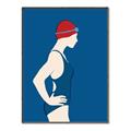 Picture of Swim Competition III  _GroupedProduct_Rectangle_Portrait_Canvas_Framed_
