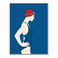 Picture of Swim Competition III  _GroupedProduct_Rectangle_Portrait_Canvas_Framed_