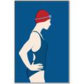 Picture of Swim Competition III  _GroupedProduct_Rectangle_Portrait_Canvas_Framed_