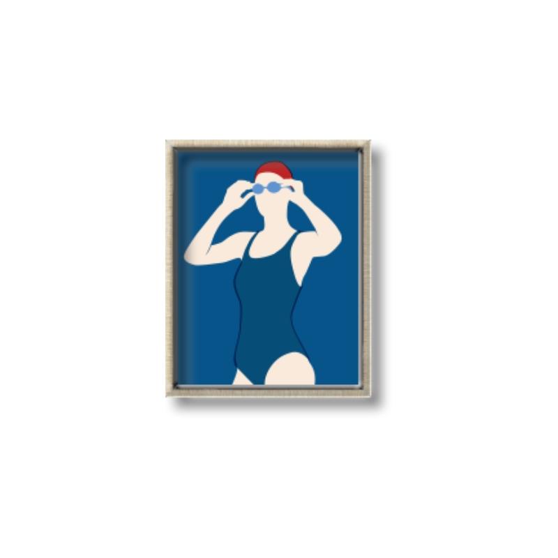 Picture of Swim Competition IV  _GroupedProduct_Rectangle_Portrait_Canvas_Framed_