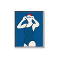 Picture of Swim Competition IV  _GroupedProduct_Rectangle_Portrait_Canvas_Framed_