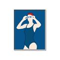 Picture of Swim Competition IV  _GroupedProduct_Rectangle_Portrait_Canvas_Framed_