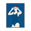 Picture of Swim Competition IV  _GroupedProduct_Rectangle_Portrait_Canvas_Framed_