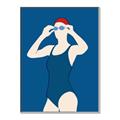 Picture of Swim Competition IV  _GroupedProduct_Rectangle_Portrait_Canvas_Framed_