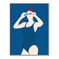 Picture of Swim Competition IV  _GroupedProduct_Rectangle_Portrait_Canvas_Framed_